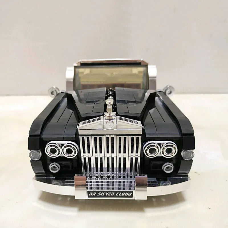 Building Blocks MOC Classic Vintage Car RR Sliver Cloud Retro Bricks Toy 10006 - 13