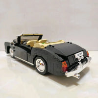 Thumbnail for Building Blocks MOC Classic Vintage Car RR Sliver Cloud Retro Bricks Toy 10006 - 16