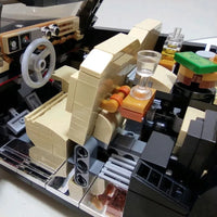 Thumbnail for Building Blocks MOC Classic Vintage Car RR Sliver Cloud Retro Bricks Toy 10006 - 6