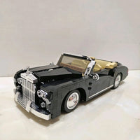 Thumbnail for Building Blocks MOC Classic Vintage Car RR Sliver Cloud Retro Bricks Toy 10006 - 15