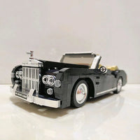 Thumbnail for Building Blocks MOC Classic Vintage Car RR Sliver Cloud Retro Bricks Toy 10006 - 17