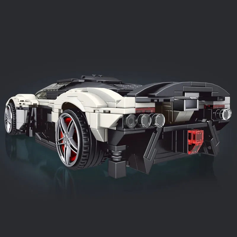Building Blocks MOC Creative 10016 AS - Valkyrie Sports Racing Car Bricks Toys - 3
