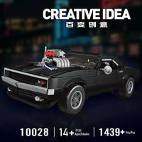 Thumbnail for Building Blocks MOC Creative Doge Chargers Muscle Sports Car Bricks Toys 10028 - 3
