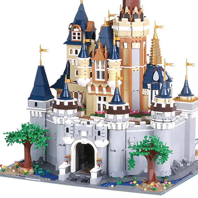 Building Blocks MOC Creative Expert Girl Princess Paradise Castle Bricks Toy Construction Set Toys - 7