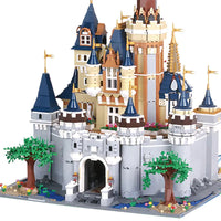 Thumbnail for Building Blocks MOC Creative Expert Girl Princess Paradise Castle Bricks Toy - 7