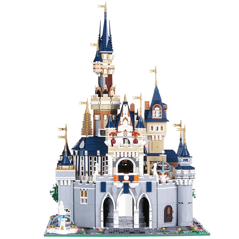 Building Blocks MOC Creative Expert Girl Princess Paradise Castle Bricks Toy Construction Set Toys - 5