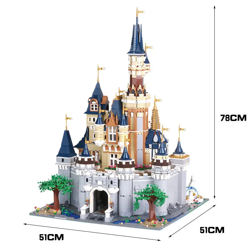 Building Blocks MOC Creative Expert Girl Princess Paradise Castle Bricks Toy - 4