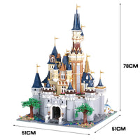 Thumbnail for Building Blocks MOC Creative Expert Girl Princess Paradise Castle Bricks Toy Construction Set Toys - 4