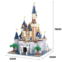 Thumbnail for Building Blocks MOC Creative Expert Girl Princess Paradise Castle Bricks Toy - 4