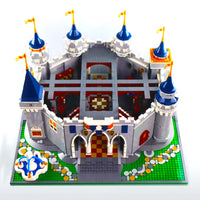 Thumbnail for Building Blocks MOC Creative Expert Girl Princess Paradise Castle Bricks Toy Construction Set Toys - 9