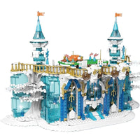 Thumbnail for Building Blocks MOC Creative Expert Princess Girl Ice Ballroom Bricks Toys - 1