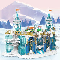 Thumbnail for Building Blocks MOC Creative Expert Princess Girl Ice Ballroom Bricks Toys - 2