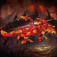 Thumbnail for Building Blocks MOC Creative Flaming Battle Dragon Robot APP RC Bricks Toy 13148 Construction Set Toys - 4
