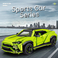 Thumbnail for Building Blocks MOC Creative Lambo Urus Racing Sports Car Bricks Toys 10019 - 2