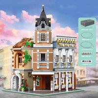 Thumbnail for Building Blocks MOC Creator Expert Afternoon Tea Restaurant Bricks Toy Construction Set Toys - 2