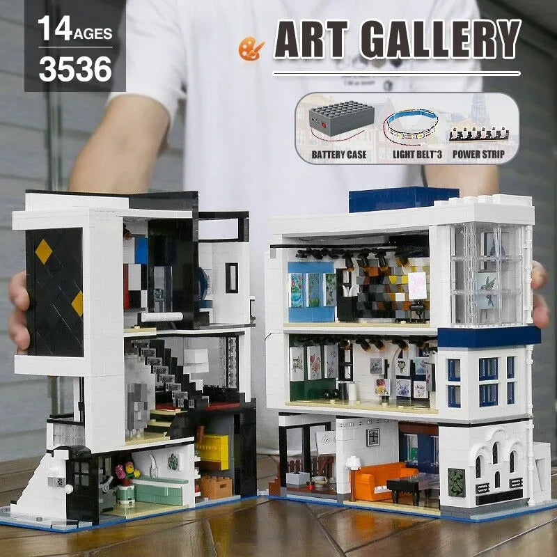 Building Blocks MOC Creator Expert Art Gallery Showcase Bricks Toy 16043 - 13