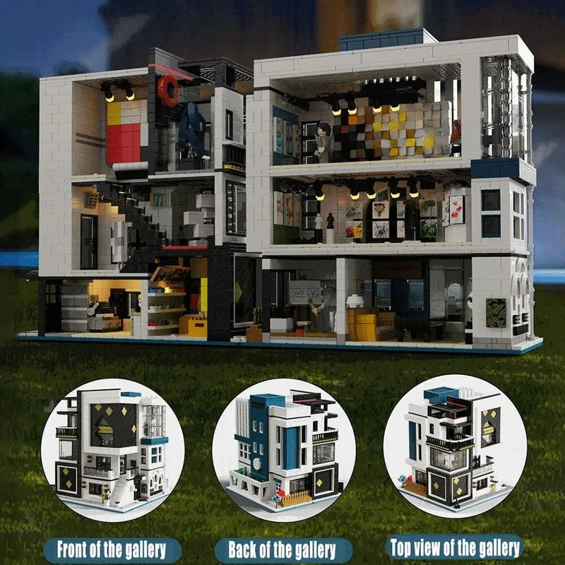Building Blocks MOC Creator Expert Art Gallery Showcase Bricks Toy 16043 - 11