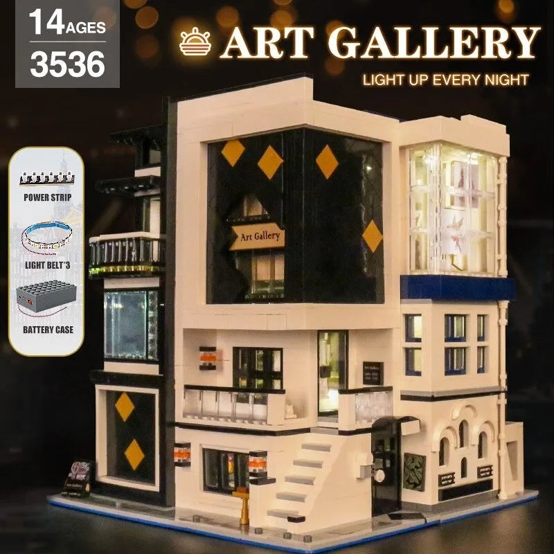 Building Blocks MOC Creator Expert Art Gallery Showcase Bricks Toy 16043 - 4