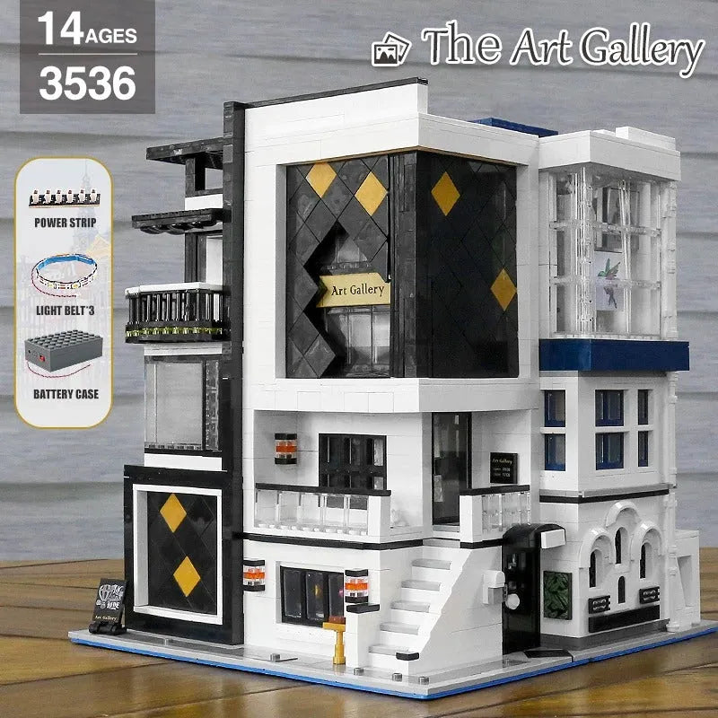 Building Blocks MOC Creator Expert Art Gallery Showcase Bricks Toy 16043 - 14