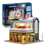 Thumbnail for Building Blocks MOC Creator Expert California Downtown Diners Bricks Toy Construction Set Toys - 1