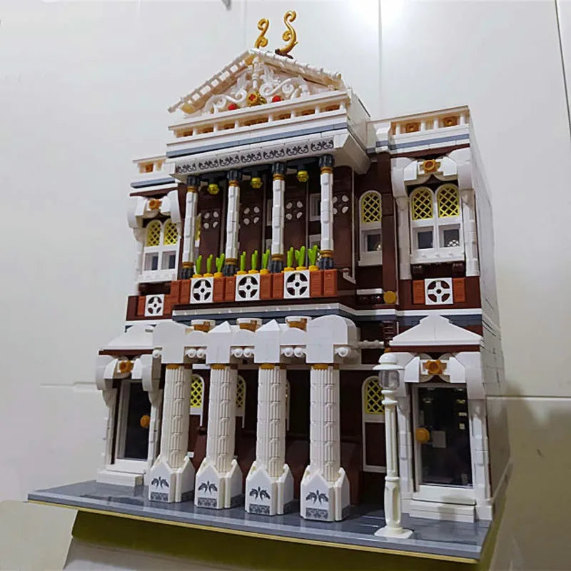 Building Blocks MOC Creator Expert City Concert Hall Bricks Toys 16032 - 15