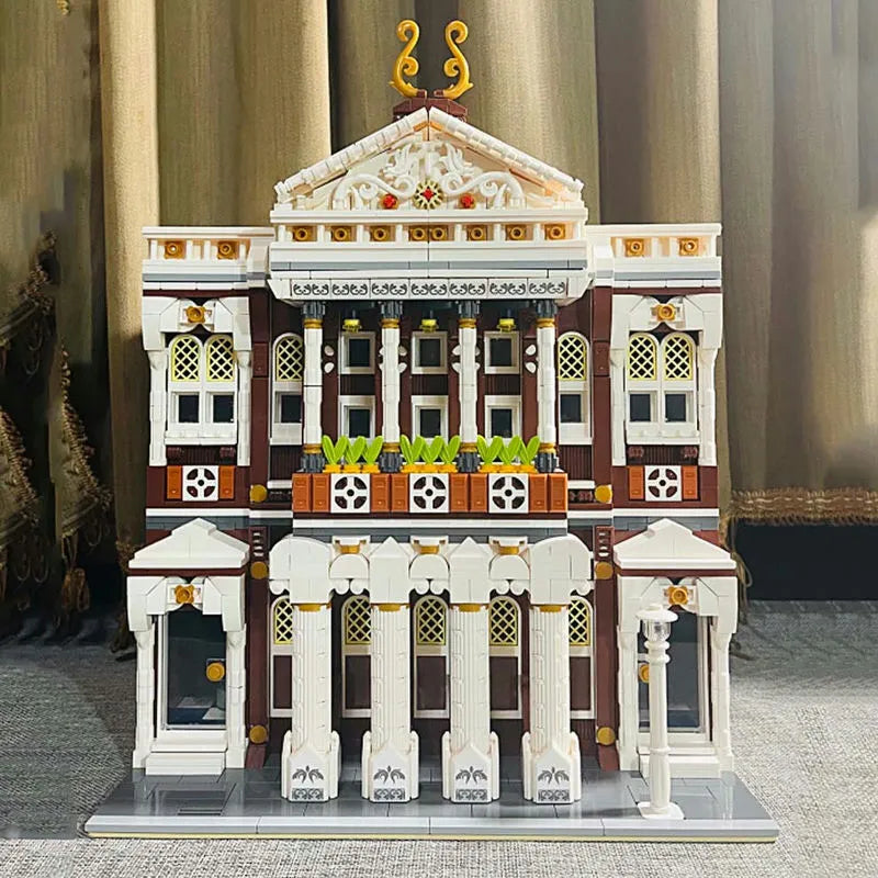 Building Blocks MOC Creator Expert City Concert Hall Bricks Toys 16032 - 18