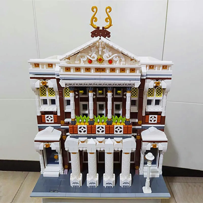 Building Blocks MOC Creator Expert City Concert Hall Bricks Toys 16032 - 13