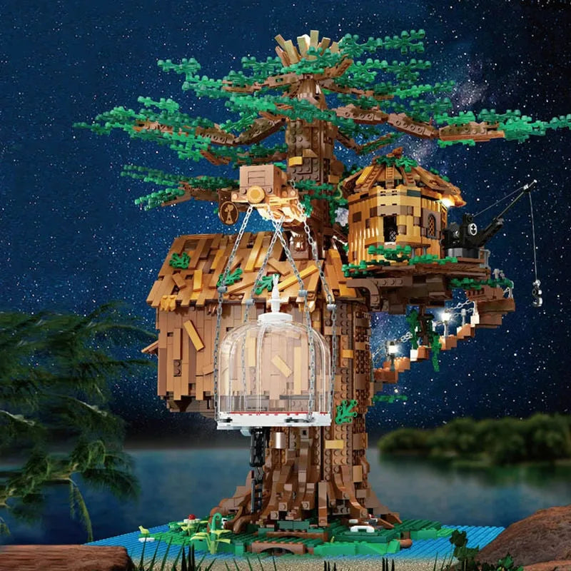 Building Blocks MOC Creator Expert City Tree House Bricks Toys 16033 Construction Set Toys - 8