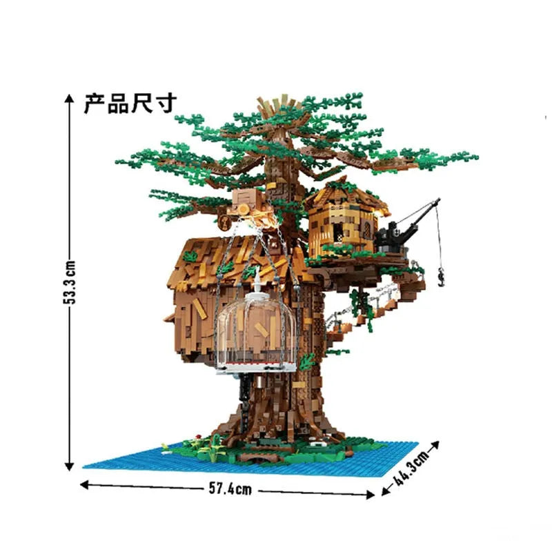 Tree Blockes Building MOC Creator Expert City Tree House Building Blocks 16033