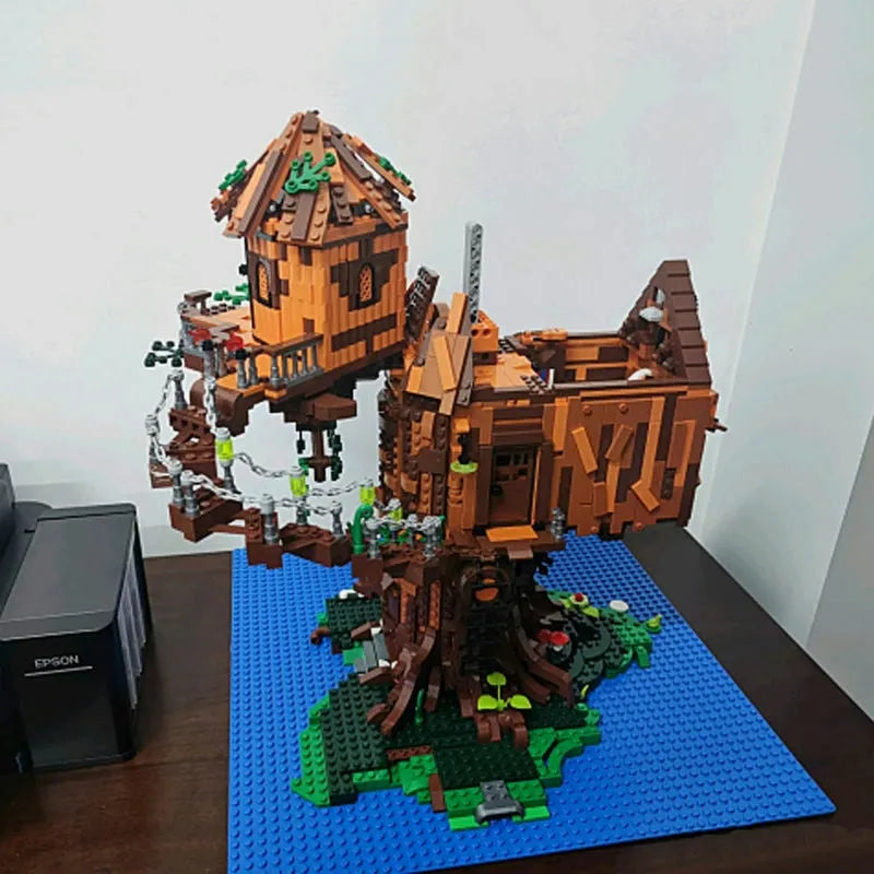 Building Blocks MOC Creator Expert City Tree House Bricks Toys 16033 Construction Set Toys - 10