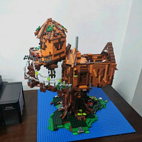Thumbnail for Building Blocks MOC Creator Expert City Tree House Bricks Toys 16033 - 10