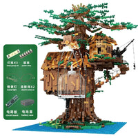 Thumbnail for Building Blocks MOC Creator Expert City Tree House Bricks Toys 16033 - 1