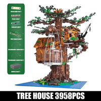 Thumbnail for Building Blocks MOC Creator Expert City Tree House Bricks Toys 16033 - 2
