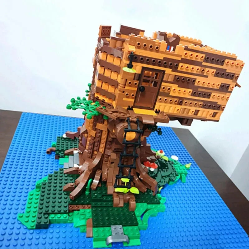 Building Blocks MOC Creator Expert City Tree House Bricks Toys 16033 - 9