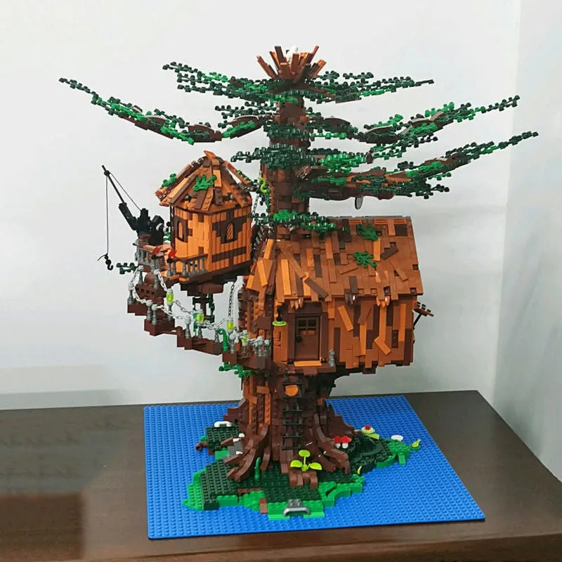 Tree Blockes Building MOC Creator Expert City Tree House Building Blocks 16033