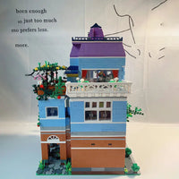 Thumbnail for Building Blocks MOC Creator Expert Coffee Shop House Bricks Toys 16004 - 13
