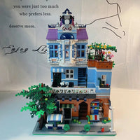 Thumbnail for Building Blocks MOC Creator Expert Coffee Shop House Bricks Toys 16004 - 11