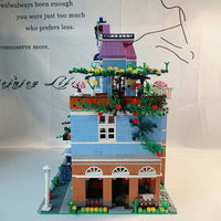 Thumbnail for Building Blocks MOC Creator Expert Coffee Shop House Bricks Toys 16004 - 12