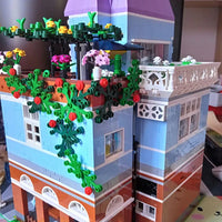 Thumbnail for Building Blocks MOC Creator Expert Coffee Shop House Bricks Toys 16004 - 6