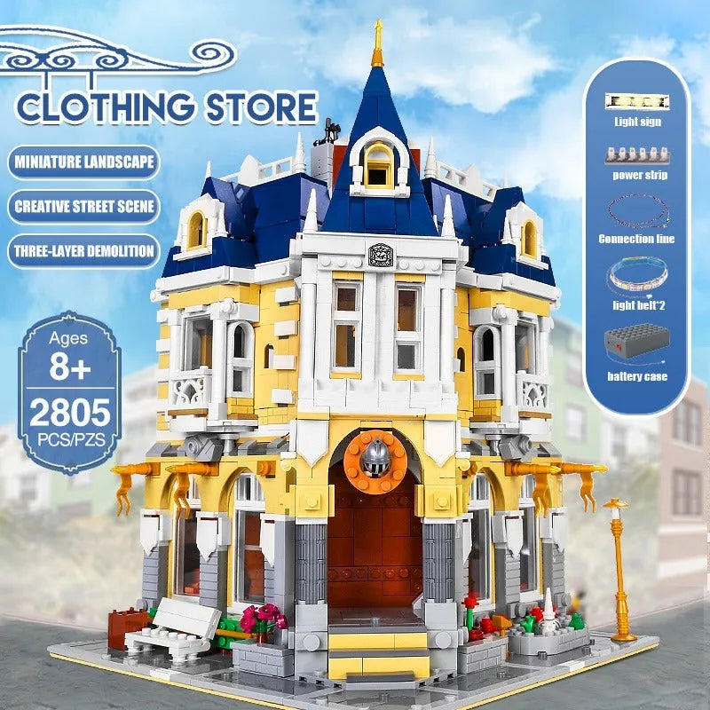 Building Blocks MOC Creator Expert Costume Clothing Store Bricks Toy 11005 - 12