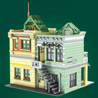 Thumbnail for Building Blocks MOC Creator Expert French Restaurant LED Bricks Toys 16023 Construction Set Toys - 4