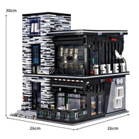 Thumbnail for Building Blocks MOC Creator Expert ISLET PUB Restaurant Bricks Toy 16042 Construction Set Toys - 6