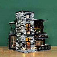 Thumbnail for Building Blocks MOC Creator Expert ISLET PUB Restaurant Bricks Toy 16042 Construction Set Toys - 10