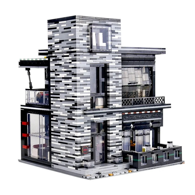 Building Blocks MOC Creator Expert ISLET PUB Restaurant Bricks Toy 16042 - 3