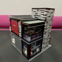 Thumbnail for Building Blocks MOC Creator Expert ISLET PUB Restaurant Bricks Toy 16042 Construction Set Toys - 17