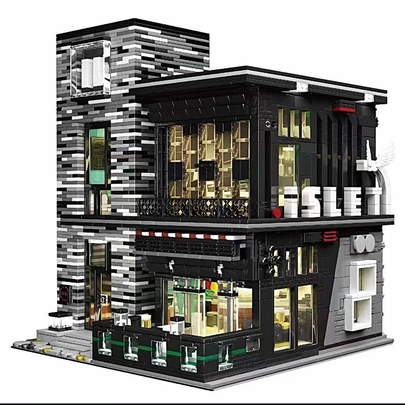 Building Blocks MOC Creator Expert ISLET PUB Restaurant Bricks Toy 16042 - 2