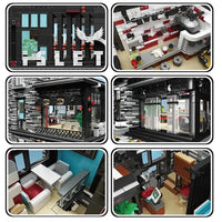 Thumbnail for Building Blocks MOC Creator Expert ISLET PUB Restaurant Bricks Toy 16042 Construction Set Toys - 8
