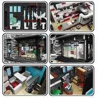 Thumbnail for Building Blocks MOC Creator Expert ISLET PUB Restaurant Bricks Toy 16042 - 8