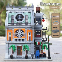 Thumbnail for Building Blocks MOC Creator Expert Marvel Sanctum Sanctorum Bricks Toy 16037 - 3