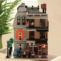 Thumbnail for Building Blocks MOC Creator Expert Marvel Sanctum Sanctorum Bricks Toy 16037 - 19